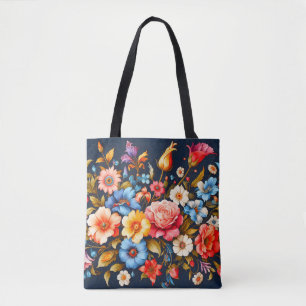 Tote Bag Joli coloré Abstrait design floral