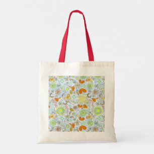 Tote Bag Joli coloré fleurs sans soudure motifs jettent pil