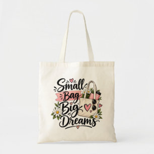 Tote Bag Joli design floral avec citation inspirante