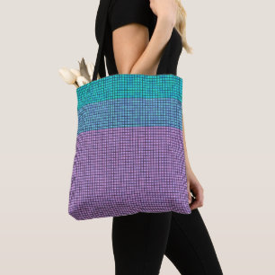 Tote Bag Joli effet point d'aiguille> Fourre-tout à motif