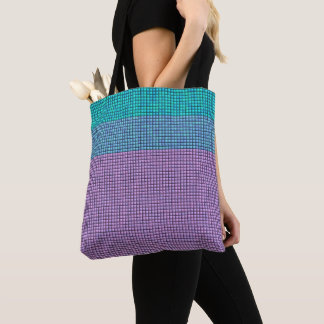 Tote Bag Joli effet point d'aiguille> Fourre-tout à motif