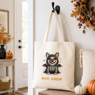 Tote Bag Joli équipage de squelette de Bulldog français Hal