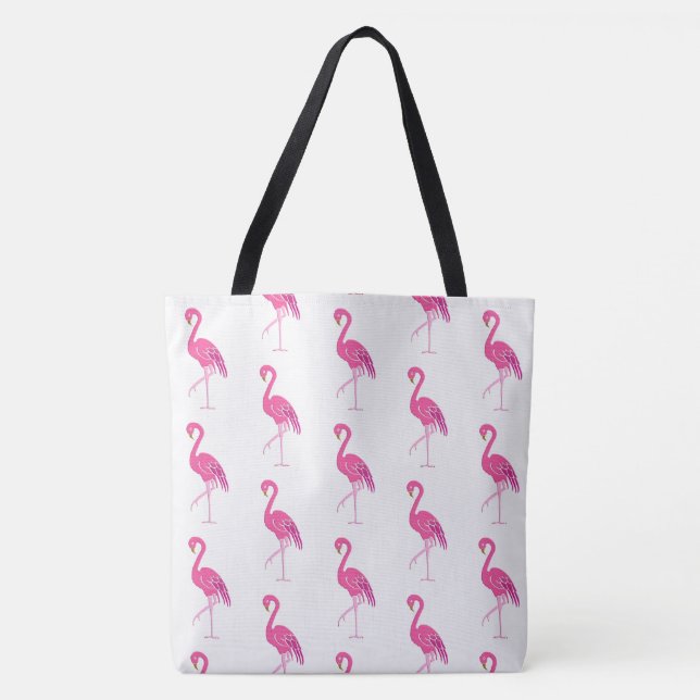 Tote Bag Joli flamants roses (Devant)