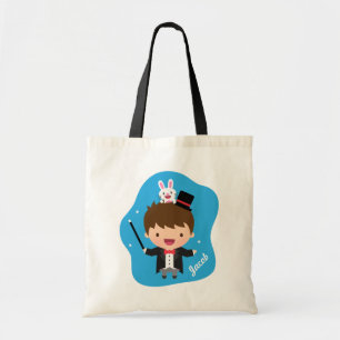 Tote Bag Joli garçon magicien Lapin magique personnalisé