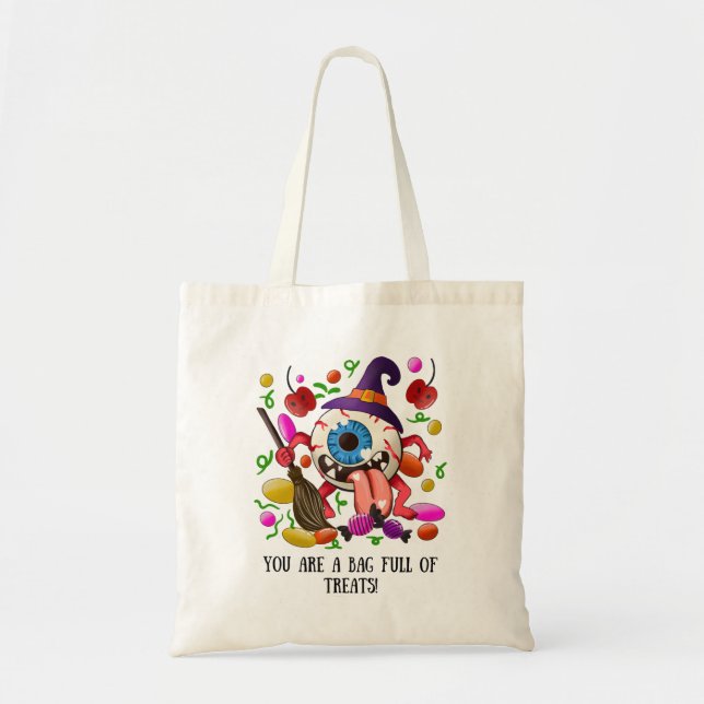 Tote Bag Joli Halloween Enfants Trick Ou Treat Bag (Devant)