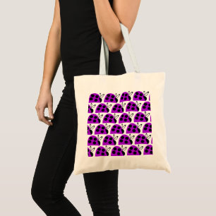 Tote Bag Joli Ladybug violet