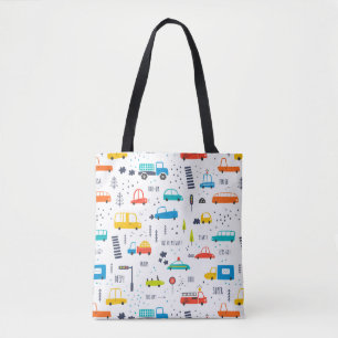 Tote Bag Joli Motif coloré de la circulation automobile