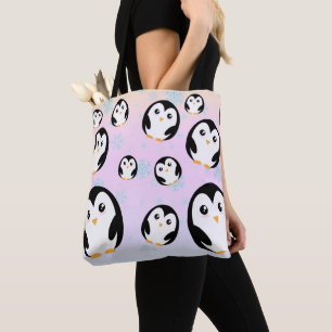 Tote Bag Joli motif coloré pastel pignon dégradé