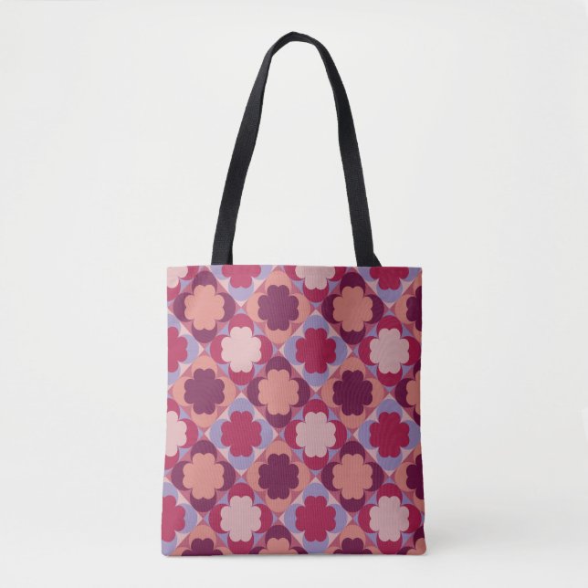 Tote Bag Joli Motif de coeur (Devant)