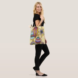 Tote Bag Joli Noël, élégants et fantaisie ornements en verr