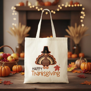 Tote Bag Joli pèlerin Bon thanksgiving Turquie