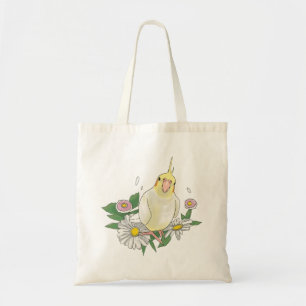 Tote Bag Joli Perruche Floral