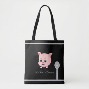 Tote Bag Joli petit cochon gourmet