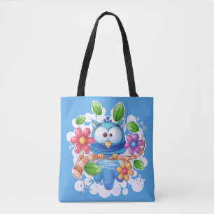 Tote Bag Joli petit oiseau volant