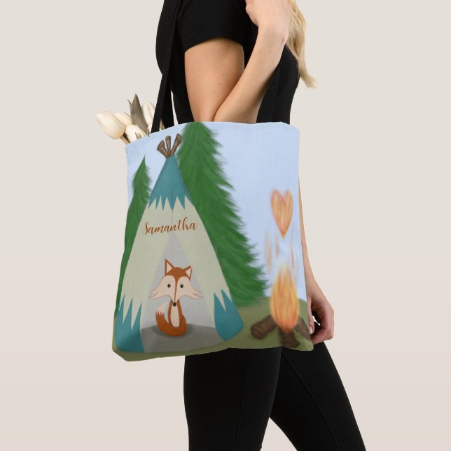 Tote Bag Joli renard solitaire (De près)