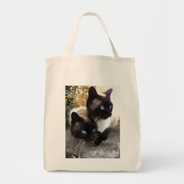 Tote Bag Joli siamese (Devant)