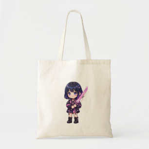 Tote Bag Joli T-Shirt Chasseur de Démons KPop Rose - Kawaii
