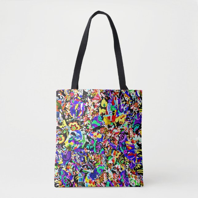 Tote Bag Joli tableau abstrait peint coque d'air iPad (Devant)