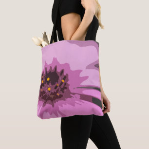 Tote Bag Jolie Abstraite Fleur Rose Faisy