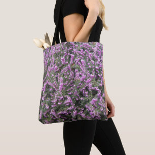 Tote Bag Jolie bruyère florale violette