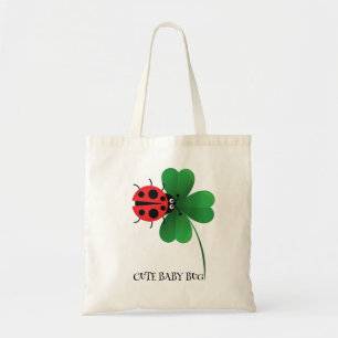 Tote Bag Jolie coccinelle rouge sur Lucky leaf Enfants