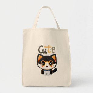 Tote Bag Jolie conception de chat noir  amateurs de chats  