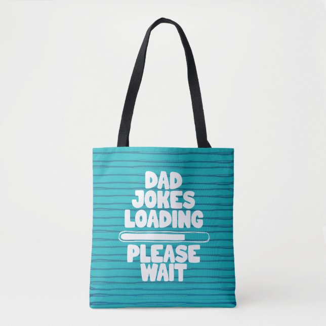Tote Bag Jolie conception de texte papa Joke Chargement Veu (Devant)