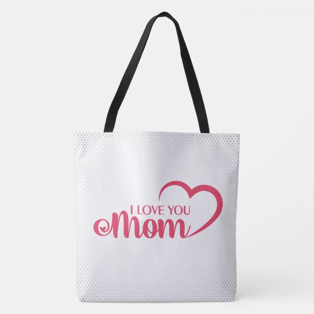 Tote Bag Jolie conception Texte Meilleure maman Ever pour l (Devant)