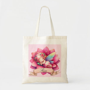 Tote Bag Jolie Fée Endormie Rêves Suaves Floraux Fantaisist
