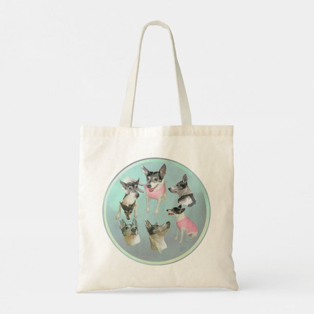 Tote Bag Jolie femelle Terrier Rat (Dos)