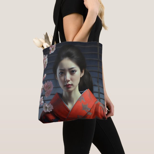 Tote Bag Jolie fille asiatique (De près)