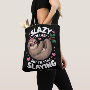 Tote Bag Jolie Fille Prépubère Mignon Animal Paresseux Drôl