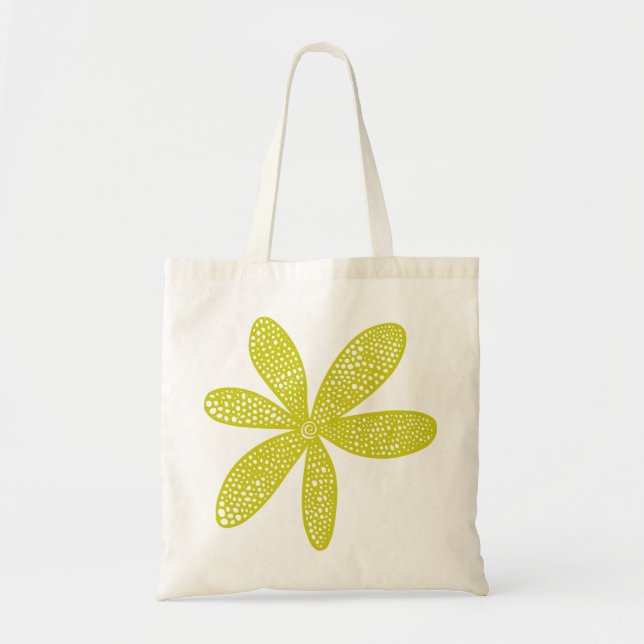 Tote Bag Jolie Fleur - Banana Jaune (Devant)