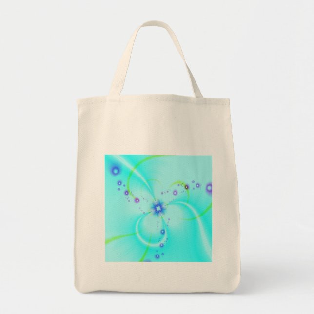 Tote Bag Jolie Fleur Bleue  (Devant)