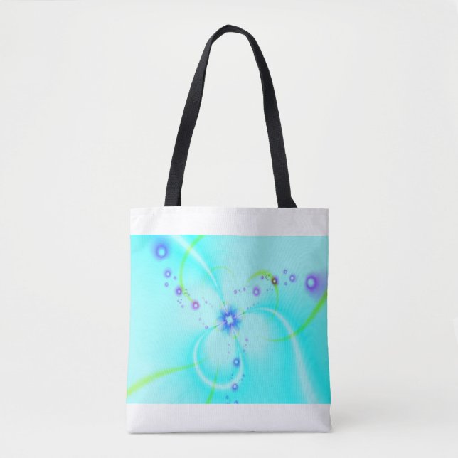 Tote Bag Jolie Fleur Bleue  (Devant)
