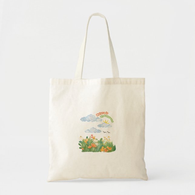 Tote Bag Jolie Fleur Sauvage (Devant)