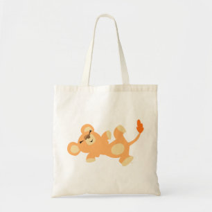 Tote Bag Jolie Lionne de Dessin Animé Paresseuse