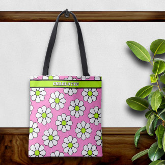 Tote Bag Jolie Marguerite de Dessin Animé