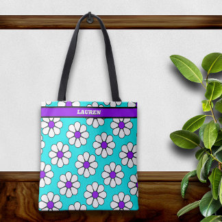 Tote Bag Jolie Marguerite de Dessin Animé