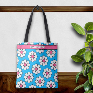 Tote Bag Jolie Marguerite de Dessin Animé