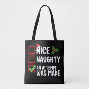 Tote Bag Jolie méchante une tentative a été faite liste de
