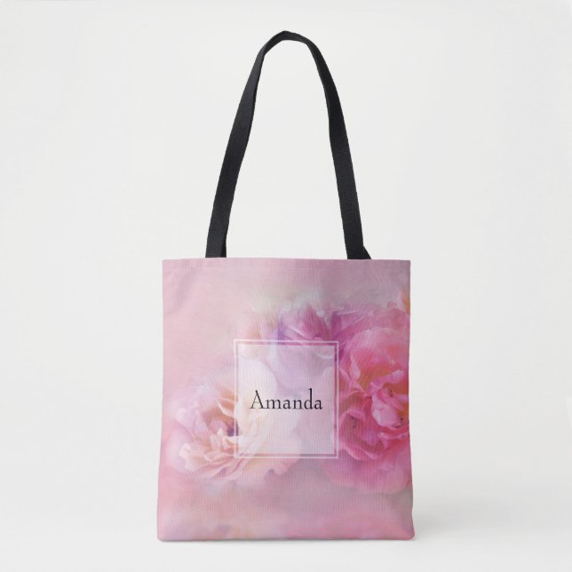 Tote Bag Jolie oeillette rose Stylo Photographie (Devant)