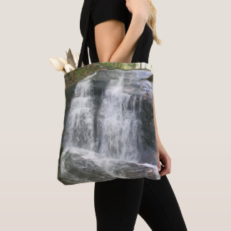 Tote Bag Jolie peinture à l'huile de photo de cascade d'eau