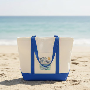 Tote Bag Jolie petite baleine plaisir été