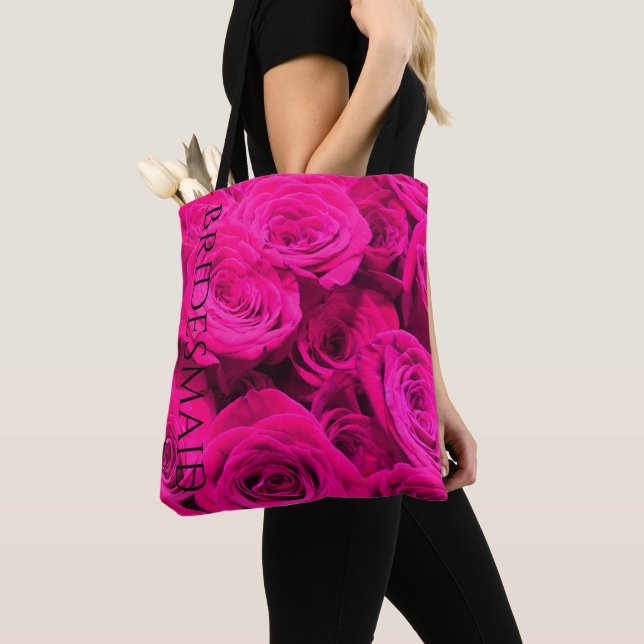 Tote Bag Jolie roses roses girly (De près)