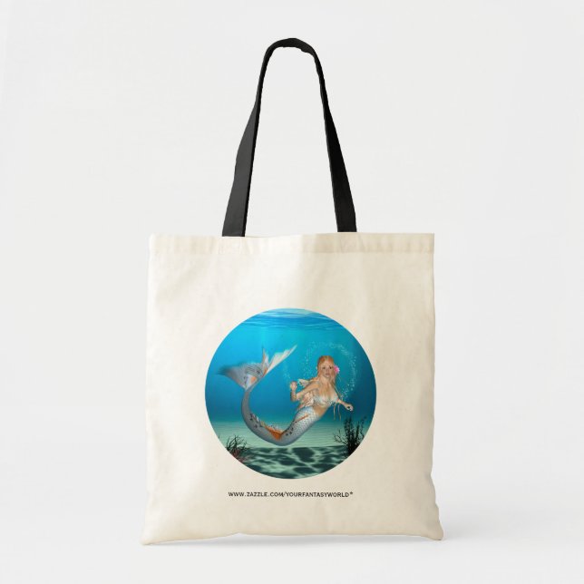 Tote Bag Jolie sirène (Devant)