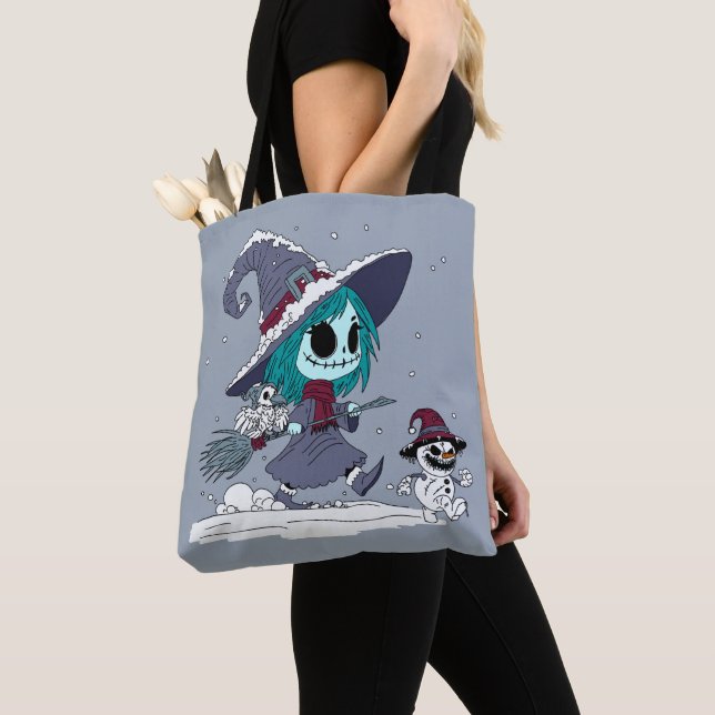 Tote Bag Jolie sorcière hivernale (De près)