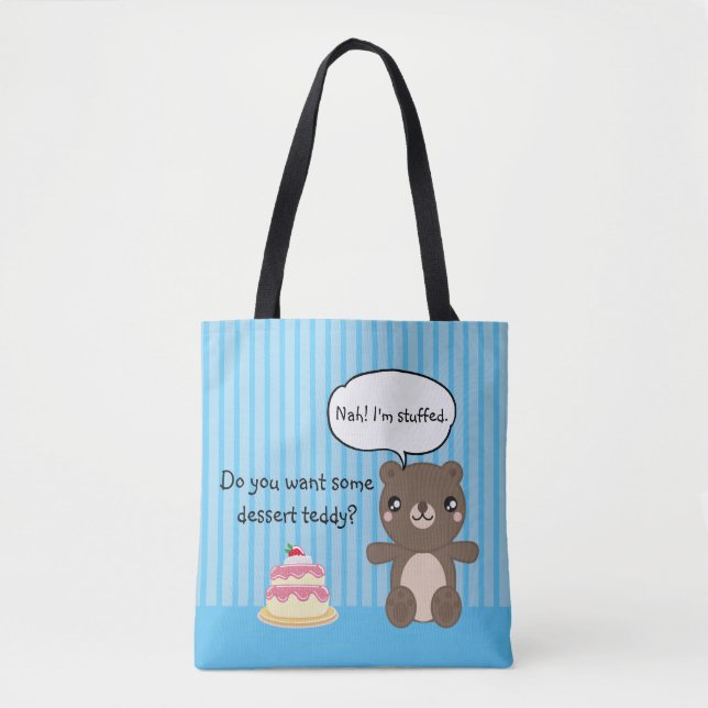 Tote Bag Jolie Teddy Bear Kids Funny Plaisanterie (Devant)