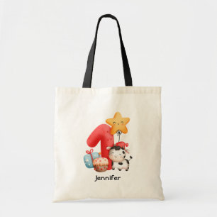 Tote Bag Jolie vache 1er anniversaire