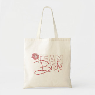 Tote Bag Jolies jeune mariée d'équipe et fleur de ketmie